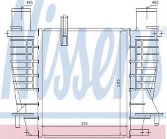 Nissens 96645 intercooler renault, nissan nv200 evalia, renault modus / grand modus (f/jp0_)