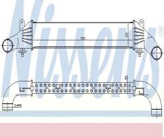 Nissens 96655 intercooler mercedes,, mercedes-benz slk (r170)