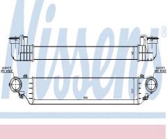 Nissens 96672 intercooler mercedes,, mercedes-benz klasa c (w203)