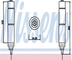 Nissens 95336 osuszacz klimatyzacji land rover, land rover freelander soft top, mini mini (r50, r53)