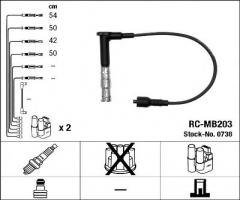 Ngk rc-mb203 przewody wysokiego napięcia komplet  mercedes rc-mb203, mercedes-benz klasa e (w124)
