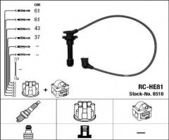 Ngk rc-he81 przewody wysokiego napięcia komplet  honda rc-he81, honda crx ii (ed, ee)