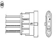 Ngk oza659-ee57 sonda lambda alfa romeo oza659-ee57, alfa romeo 156 (932)