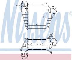 Nissens 96759 intercooler volkswagen, vw new beetle (9c1, 1c1)