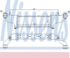 Nissens 96859 intercooler mercedes,, mercedes-benz klasa c (w202)