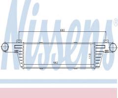 Nissens 96860 intercooler mercedes,, mercedes-benz klasa e (w210)