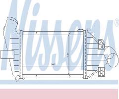 Nissens 96863 intercooler opel, opel astra g hatchback (f48_, f08_)