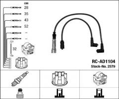 Ngk rc-ad1104 przewody wysokiego napięcia komplet  audi rc-ad1104, audi 80 (81, 85, b2)