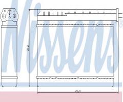 Nissens 70512 nagrzewnica bmw ***, bmw 3 (e36)