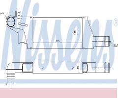 Nissens 96898 intercooler opel, opel corsa c (f08, f68)