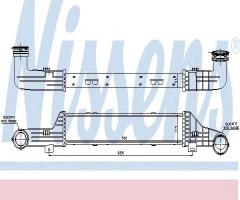 Nissens 96899 intercooler mercedes,, mercedes-benz klasa e kombi (s210)