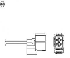 Ngk oza333-h5 sonda lambda honda oza333-h5, honda civic vi hatchback (ej, ek)