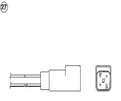 Ngk oza33-d8 sonda lambda ford oza33-d8, ford fiesta iii (gfj)