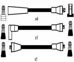 Ngk rc-cr309 przewody wysokiego napięcia komplet  chrysler rc-cr309, chrysler le baron sedan