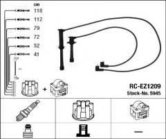 Ngk rc-ez1209 przewody wysokiego napięcia komplet  mazda rc-ez1209, mazda 323 f v (ba)