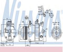 Nissens 89031 kompresor klimatyzacji opel, opel astra g hatchback (f48_, f08_)