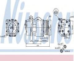 Nissens 89165 kompresor klimatyzacji vw, seat alhambra (7v8, 7v9), vw sharan (7m8, 7m9, 7m6)