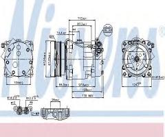 Nissens 89203 kompresor klimatyzacji vw, vw multivan v (7hm, 7hn, 7hf, 7ef, 7em, 7en)