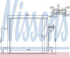 Nissens 940183 chłodnica klimatyzacji ford, ford c-max ii