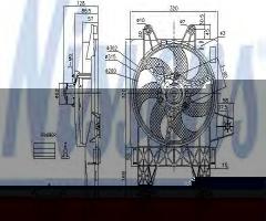Nissens 85140 wentylator chłodnicy fiat, fiat punto (176)