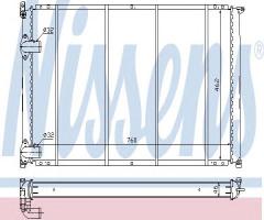 Nissens 63922 chłodnica silnika opel, opel arena combi (thb), renault master ii nadwozie pełne (fd)