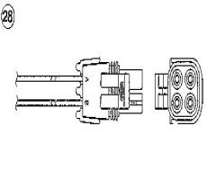 Ngk oza695-ee2 sonda lambda oza695-ee2, renault laguna i (b56_, 556_)