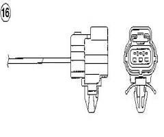 Ngk oza186-f5 sonda lambda mazda oza186-f5, mazda 323 s v (ba)