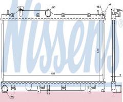 Nissens 67717 chłodnica silnika subaru, subaru impreza hatchback (gr, gh, g3)