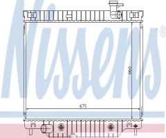 Nissens 69211 chłodnica silnika buick, chevrolet trailblazer (kc_), saab 9-7x