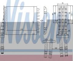 Nissens 73258 nagrzewnica renault, renault espace iii (je0_)
