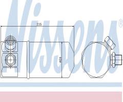 Nissens 95262 osuszacz klimatyzacji audi