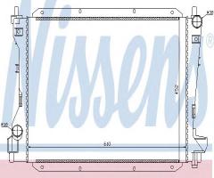 Nissens 66703 chłodnica silnika ford usa, jaguar s-type (ccx)