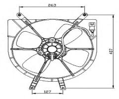 Nrf 47042 wentylator honda, honda civic v hatchback (eg)