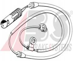 A.b.s. 39584 czujnik klocków hamulcowych bmw x5 00-06 przód, bmw x5 (e53)