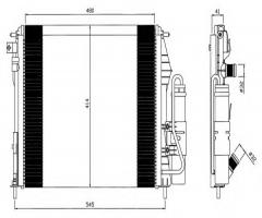 Nrf 35547 chłodnica klimatyzacji z osuszaczem, renault clio ii (bb0/1/2_, cb0/1/2_)