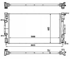 Nrf 58329 chłodnica silnika renault, renault megane ii kombi (km0/1_)
