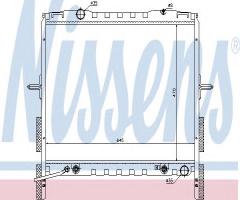 Nissens 66657 chłodnica silnika kia, kia sorento i (jc)