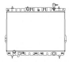 Nrf 53357 chłodnica silnika hyundai, hyundai santa fÉ i (sm)
