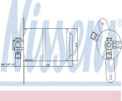 Nissens 95025 osuszacz klimatyzacji mercedes,, mercedes-benz klasa e (w210)