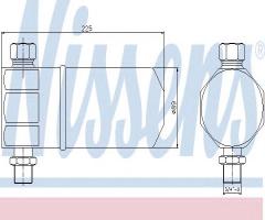 Nissens 95115 osuszacz klimatyzacji audi***, audi coupe (89, 8b), vw passat (3b2)