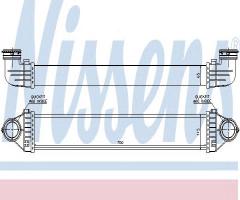 Nissens 96716 intercooler mercedes, mercedes-benz klasa a (w169)