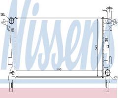 Nissens 67554 chłodnica silnika hyundai, hyundai genesis coupe
