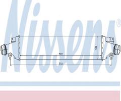 Nissens 96588 intercooler opel, opel corsa d