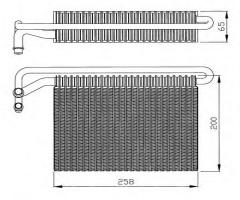 Nrf 36096 parownik bmw, alpina b3 (e46), bmw 3 (e46)