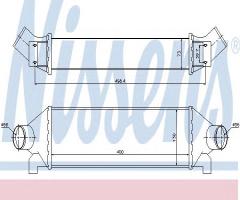 Nissens 96732 intercooler ford, ford transit autobus (fd_ _, fb_ _, fs_ _, fz_ _, fc_ _)