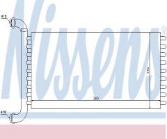 Nissens 72037 nagrzewnica mercedes,, mercedes-benz vito / mixto nadwozie pełne (w639)