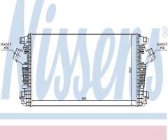 Nissens 96557 intercooler opel, chevrolet orlando (j309), opel astra j sports tourer