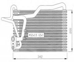 Nrf 36036 parownik audi, audi coupe (89, 8b)