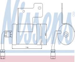 Nissens 95382 osuszacz klimatyzacji mazda, mazda 626 iv (ge)