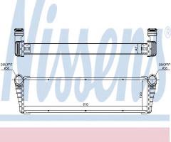Nissens 63798 chłodnica silnika porsche, porsche boxster (987)